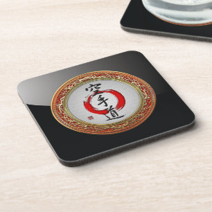 [200] Japanese calligraphy - Karate-do Coaster