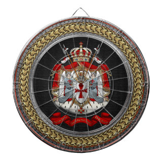 [200] Knights Templar Coat of Arms Dartboard