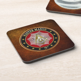 [200] Master Mason - 3rd Degree Square & Compasses Coaster