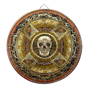 [200] Mictlantecuhtli – Aztec God of Death Dartboard