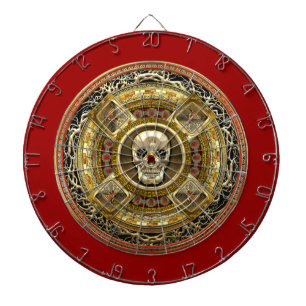 [200] Mictlantecuhtli – Aztec God of Death Dartboard