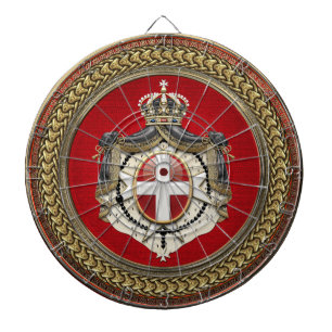 [200] Order of Malta - SMOM Coat of Arms Dartboard