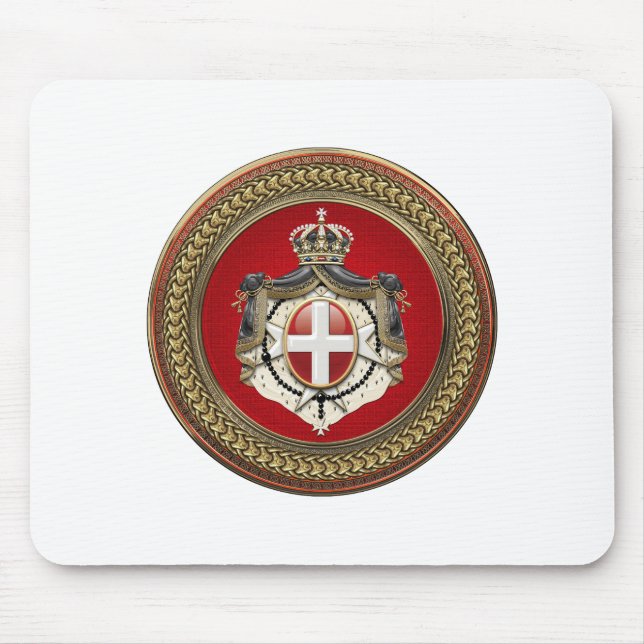 [200] Order of Malta - SMOM Coat of Arms Mouse Mat (Front)