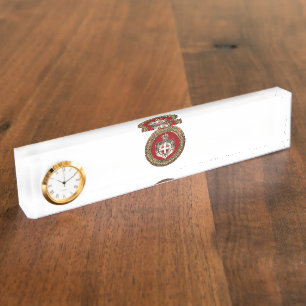 [200] Order of Malta - SMOM Coat of Arms Nameplate