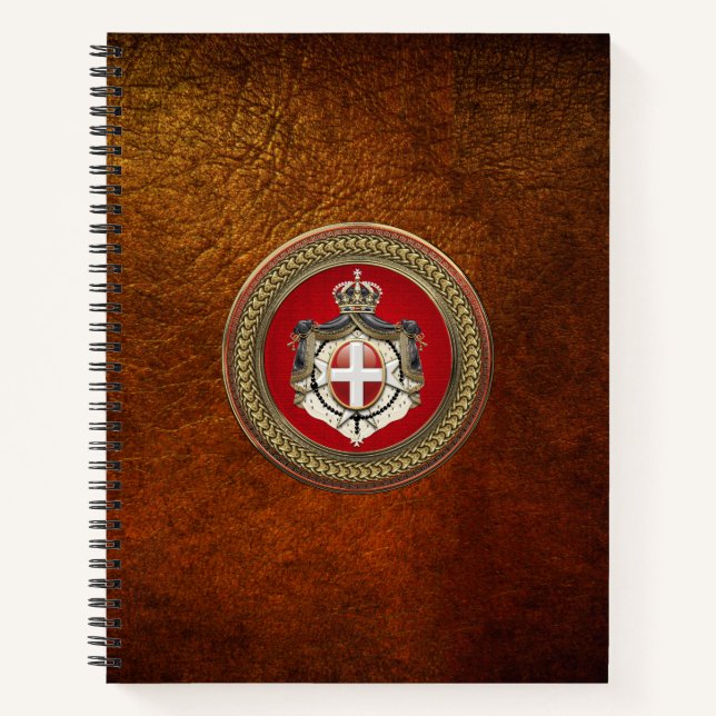 [200] Order of Malta - SMOM Coat of Arms Notebook (Front)