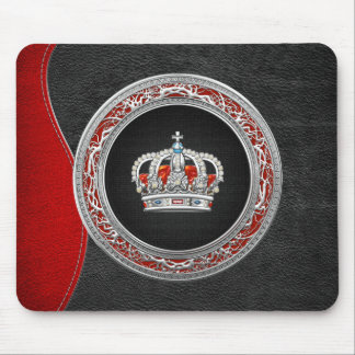 [200] Prince-Princess King-Queen Crown [Silver] Mouse Mat