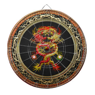 [200] Red and Yellow Dragons Dartboard