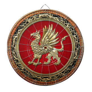 [200] Sacred Gold Griffin Dartboard