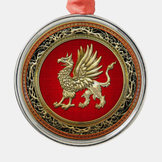 [200] Sacred Gold Griffin Metal Tree Decoration