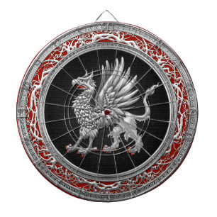 [200] Sacred Silver Griffin Dartboard