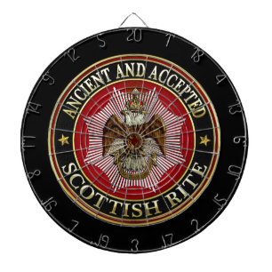 [200] Scottish Rite Double-headed Eagle Dartboard