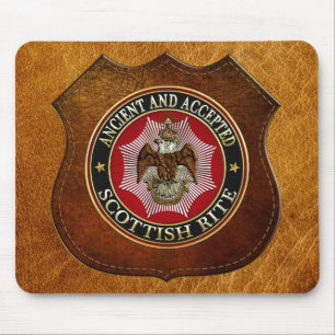 [200] Scottish Rite Double-headed Eagle Mouse Mat