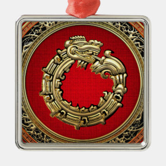 [200] Serpent God Quetzalcoatl [Gold] Metal Tree Decoration