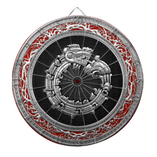 [200] Serpent God Quetzalcoatl [Silver] Dartboard