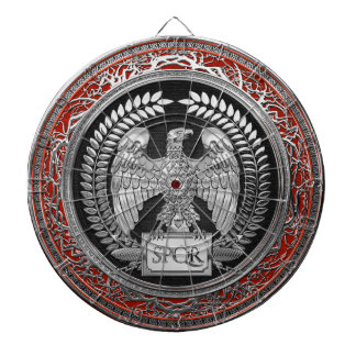 [200] Silver Roman Imperial Eagle Dartboard