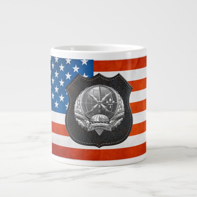 [200] SOWT Badge [Crest] Large Coffee Mug (Front)