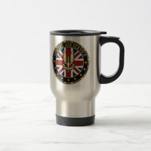 [200] Special Air Service (SAS) Badge [3D] Travel Mug