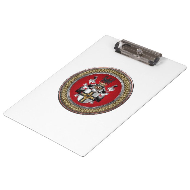 [200] Teutonic Order Coat of Arms Clipboard (Angled)