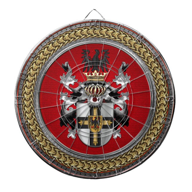 [200] Teutonic Order Coat of Arms Dartboard (Front)
