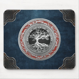 [200] Treasure Trove: Celtic Tree of Life [Silver] Mouse Mat