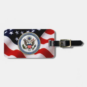 [200] U.S. Department of State (DoS) Emblem [3D] Luggage Tag