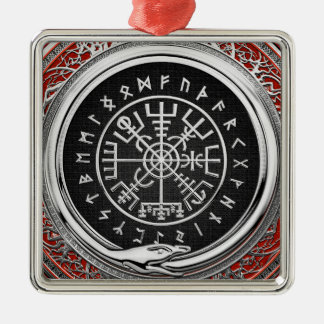 [200] Vegvisir - Viking Silver Magic Runic Compass Metal Tree Decoration