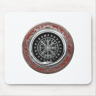 [200] Vegvisir - Viking Silver Magic Runic Compass Mouse Mat