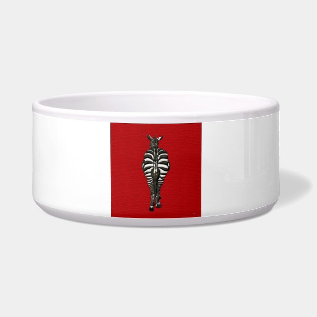[200] Zebra: Rear View on Red (Front)
