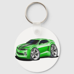 2010-11 Camaro Green-Black Car Key Ring