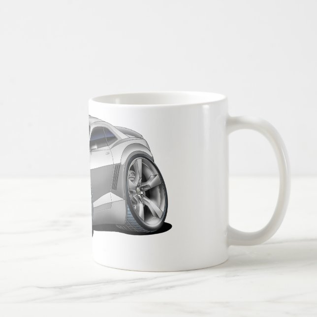 2010-11 Camaro Silver Car Coffee Mug (Right)