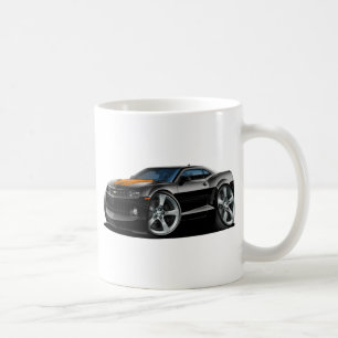 2010-12 Camaro Black-Orange Car Coffee Mug