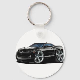 2010-12 Camaro Black-White Car Key Ring