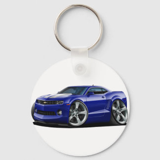 2010-12 Camaro Blue-White Car Key Ring