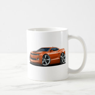 2010-12 Camaro Orange-Black Car Coffee Mug