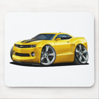 2010-12 Camaro Yellow-Black Car Mouse Mat
