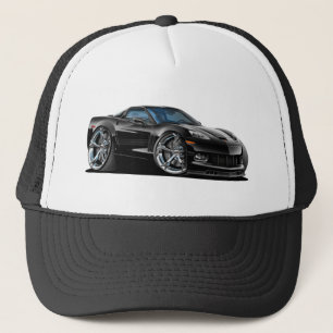 2010-12 Corvette Black Car Trucker Hat