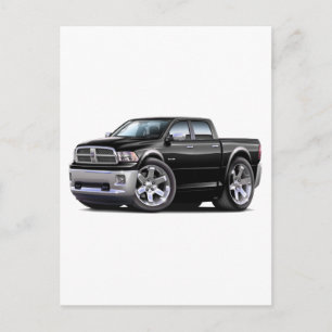 2010-12 Ram Dual Black Truck Postcard