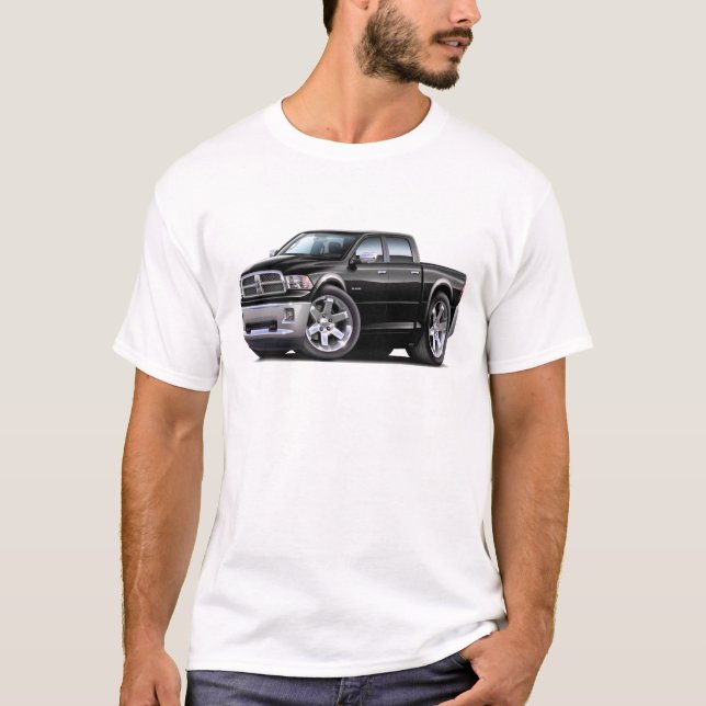 2010-12 Ram Dual Black Truck T-Shirt (Front)