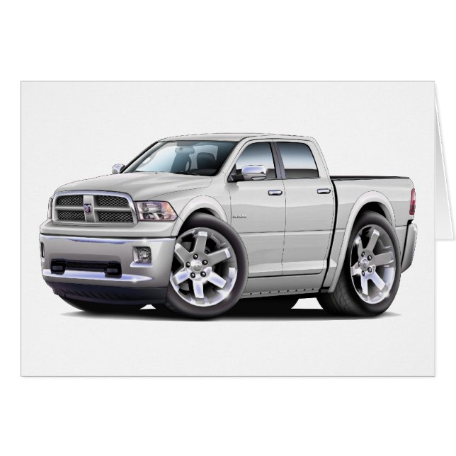 2010-12 Ram Dual White Truck (Front Horizontal)