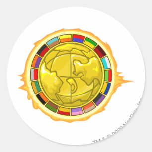 2010 Altador Cup Logo Classic Round Sticker