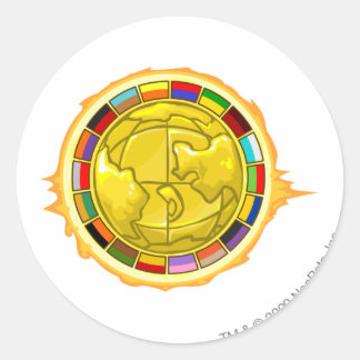 2010 Altador Cup Logo Classic Round Sticker