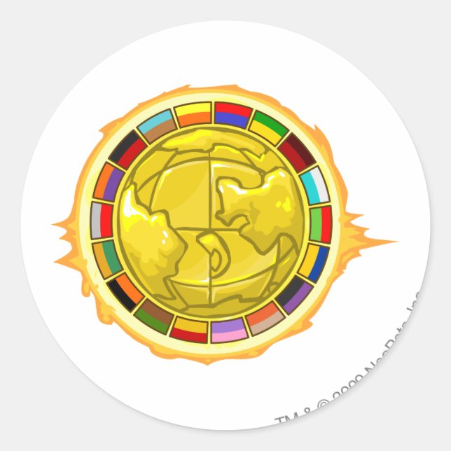 2010 Altador Cup Logo Classic Round Sticker (Front)