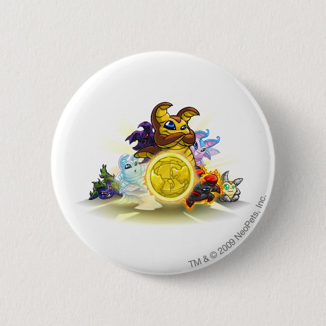 2010 Altador Cup Yooyu Group 6 Cm Round Badge (Front)