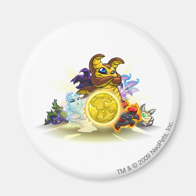 2010 Altador Cup Yooyu Group Magnet (Front)