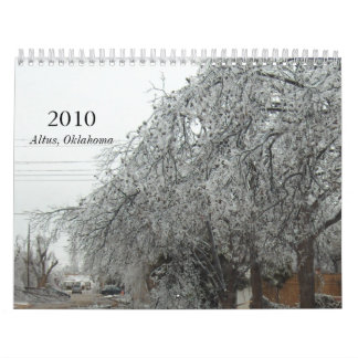 2010, Altus, Oklahoma Calendar
