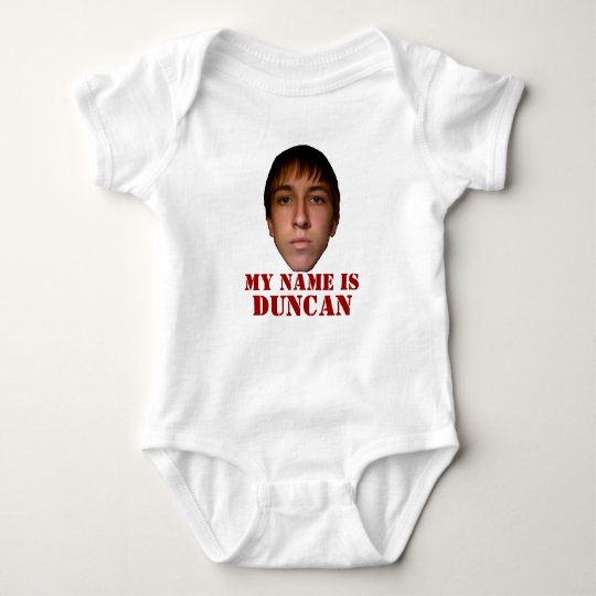 2010 Baby One-sie, My name is Duncan Baby Bodysuit