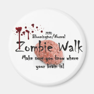 2010 Bloomington/Normal zombie walk Magnet