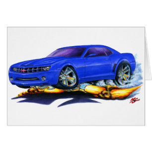 2010 Camaro Blue Car