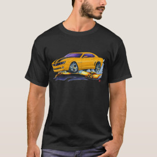 2010 Camaro Orange-Black Car T-Shirt