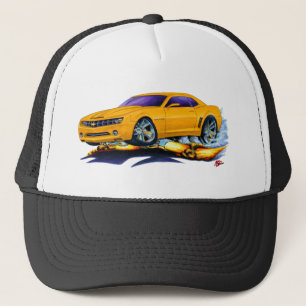 2010 Camaro Orange Car Trucker Hat